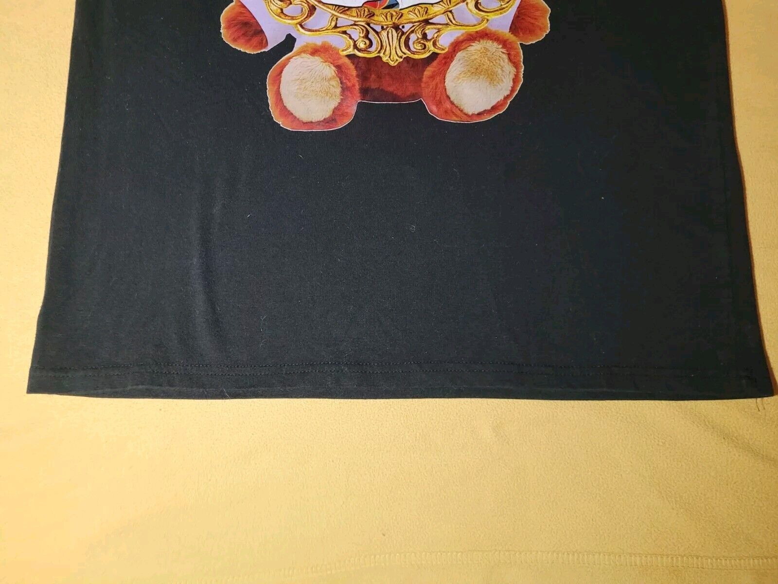 MOSCHINO Couture! Royal Framed Teddy Bear Black T-Shirt Tee 