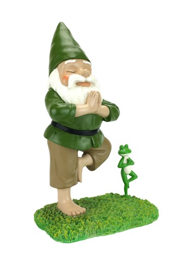 Zen Wichtel und Zen Frosch - Baumhaltung - Ruhe und Frieden Feengarten - Bild 1 von 12