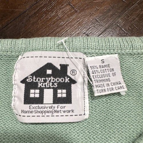 Storybook Knits Tank Sweater Vest • Size S • Green - Picture 2 of 5