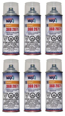 SprayMax  3682071 FillClean, 7.5 oz, Clear, 1K Component (6 Pack)