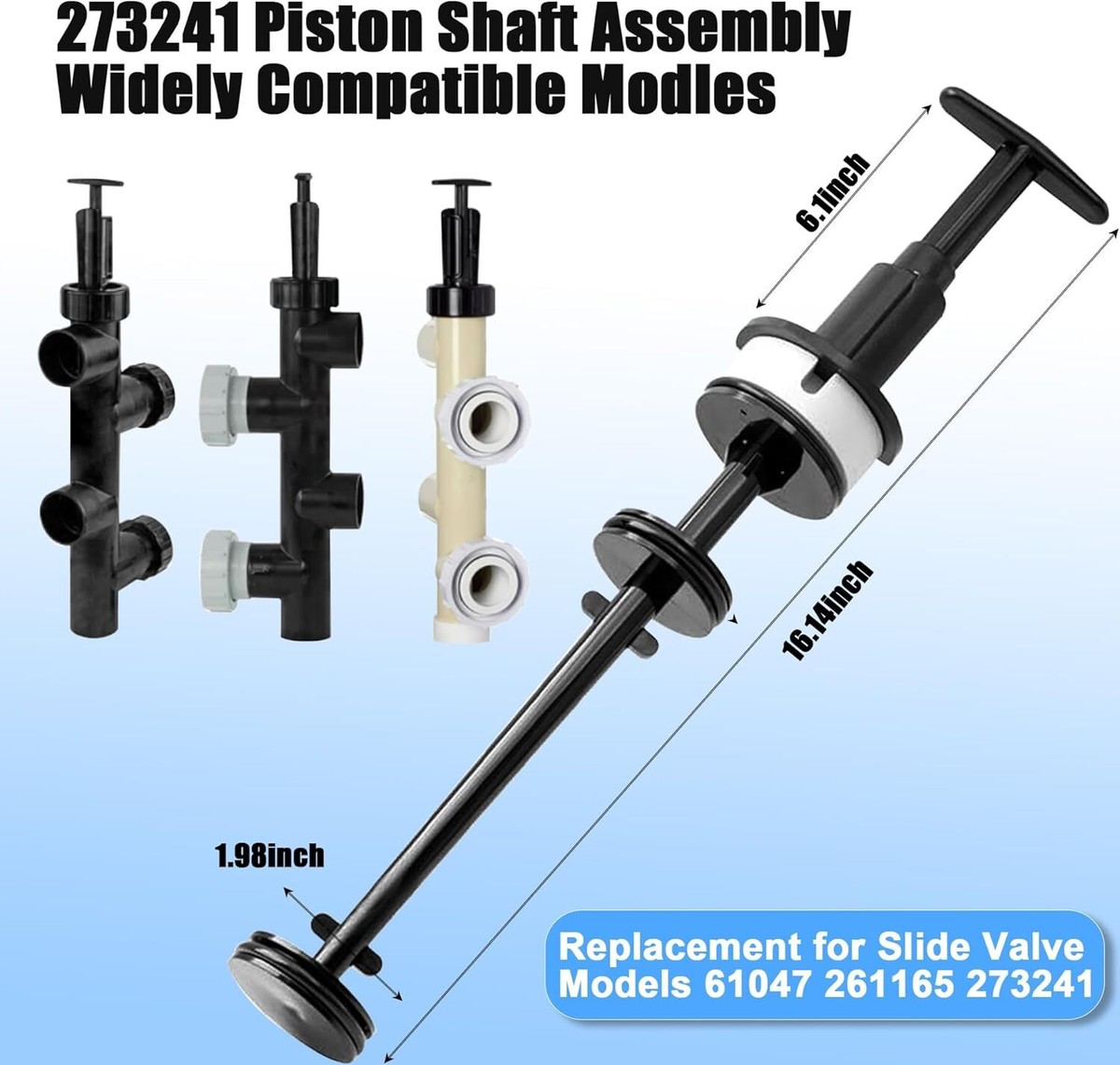 虹いろ Amazon.com: Pentair 273241 Piston Rod Assembly Replacement 2-Inch