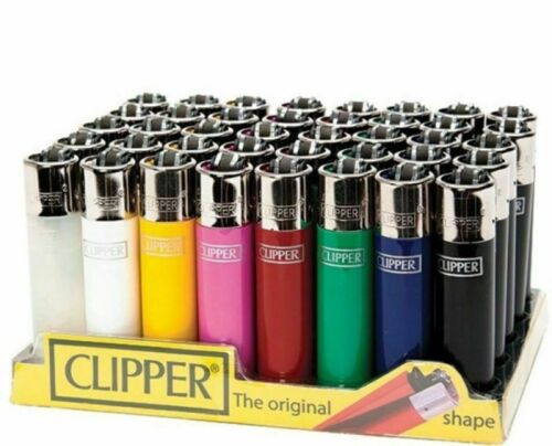 50x 10x 20x 40 STCK. ORIGINAL Einfach Clipper Feuerzeug Gas Nachfüllbar Feuerstein FEUERZEUG - Bild 2 von 3