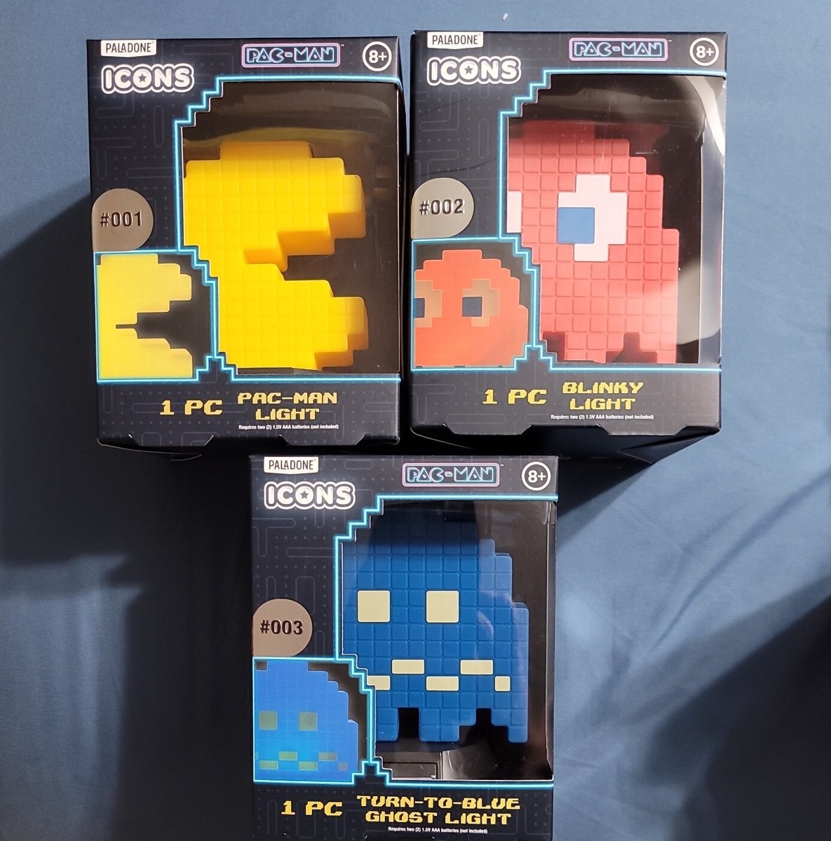 Pac Man Light Set - Paladone Pac-Man Icons #001, #002, #003