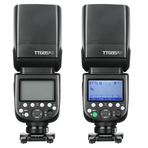 US Godox TT685II-F 2.4G TTL HSS Flash Speedlite+40*40cm Softbox Stand For Fuji - Picture 2 of 12