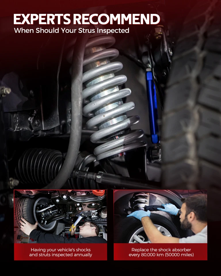 4x Front & Rear Struts Shocks For 2002-2009 GMC Envoy Chevy Trailblazer SSR Saab Foto 3 de 4