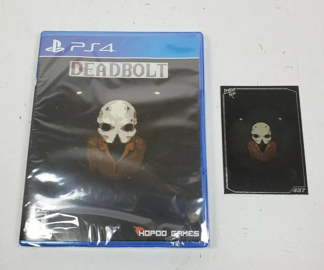 Deadbolt PlayStation 4 PS4 Limited Run #302 Card New