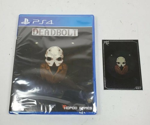 Carta Deadbolt PlayStation 4 PS4 esecuzione limitata #302 nuova