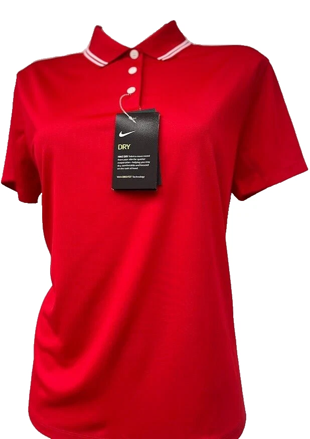 Nike dri fit polo shop shirts womens