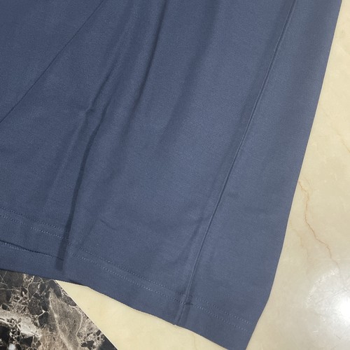 Original Penguin Men’s L/S Pique Polo Shirt Blue Size Large Pit To Pit 22in - Picture 8 of 10