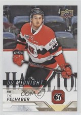 2018-19 Upper Deck CHL UD Midnight 8/25 Tye Felhaber #15 1r5