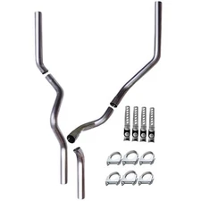 Dual 3" Conversion Exhaust kit fits 2001 Dodge Ram 1500 2500