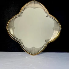 Alka Bravaria Bone China Cream and Gold Saucer 