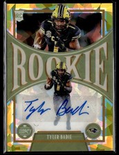2022 Panini Legacy Diamond Tyler Badie RC Auto /10 Baltimore Ravens #171