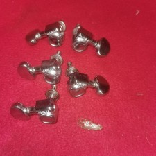 Grover Rotomatic Guitar Tuners Machine Heads With Screws Silver Chrome B D B A C