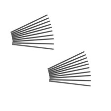 20 pcs Fishing Rod Carbon Fiber Repair Kit - Solid Stick Tube for Broken Pole