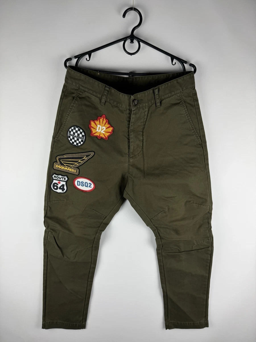 Dsquared2 Green Regular Size Pants for Men for sale | eBay