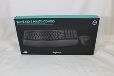 Logitech 920-012059 Wave Keys MK670 Combo Ergonomic Wireless Membrane Keyboard