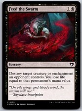 Feed the Swarm 159 C Commander Masters Magic: The Gathering NM