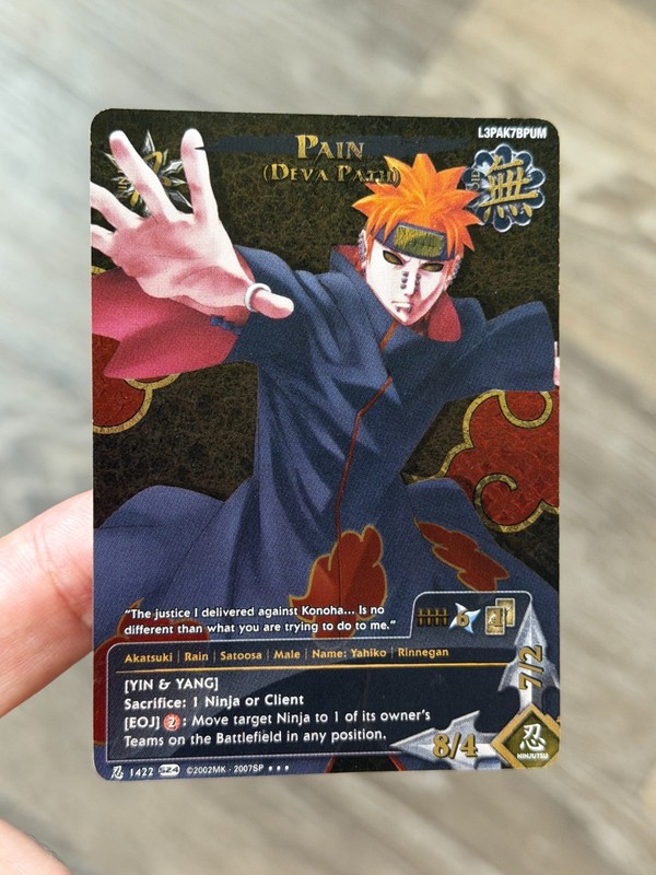 Bandai Naruto CCG, Pain (Deva Path), 1422, NM (PSA 10 Worthy)