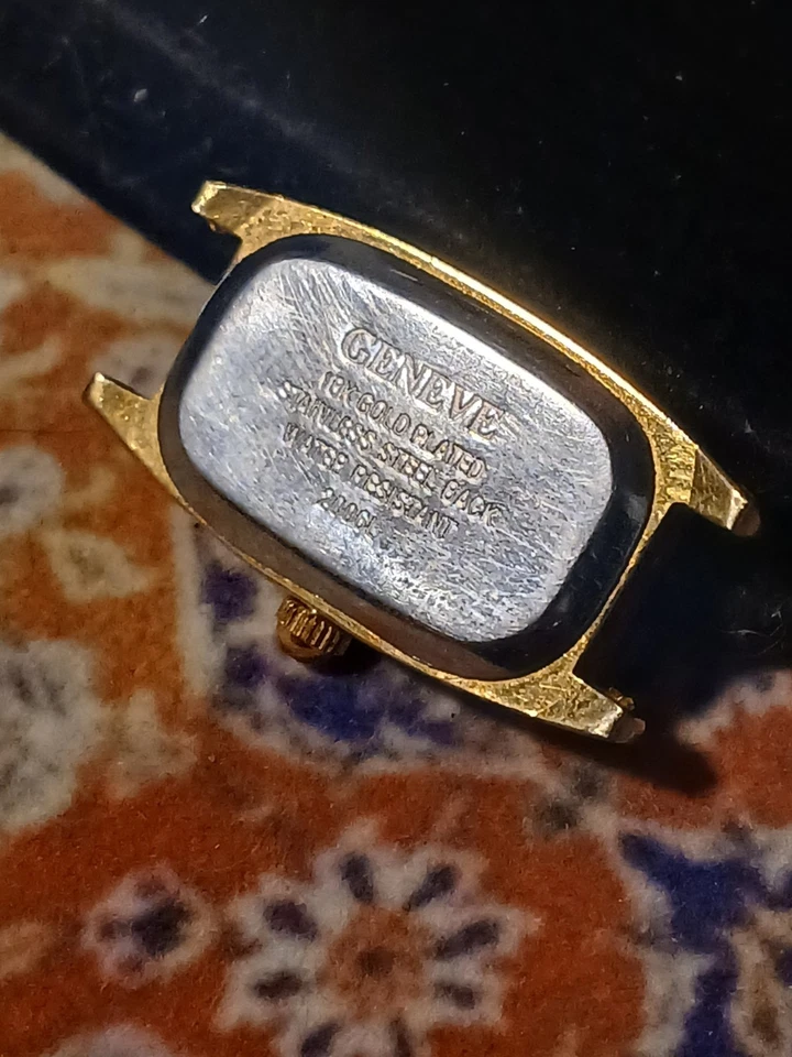 RELOJ GUADALUPE VINTAGE GENEVE CHAPADO EN ORO 18K Foto 2 de 2