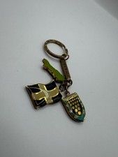 Cornwall Keyring Keychain Cornish Flag England Souvenir