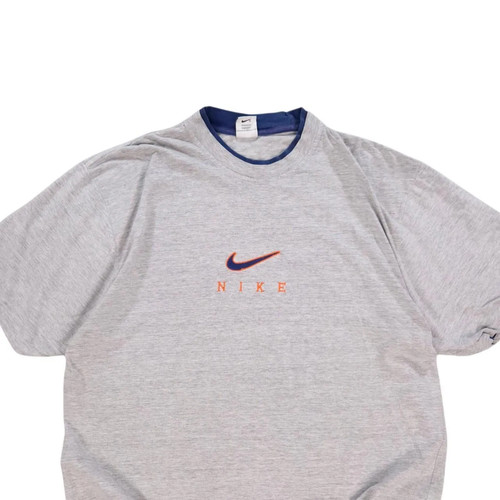 Camiseta top gris grande vintage Nike para hombre - Imagen 2 de 4