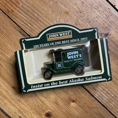 Lledo 1920 Ford Model T Diecast Van   John West Middle Cut Salmon, Boxed, Promo