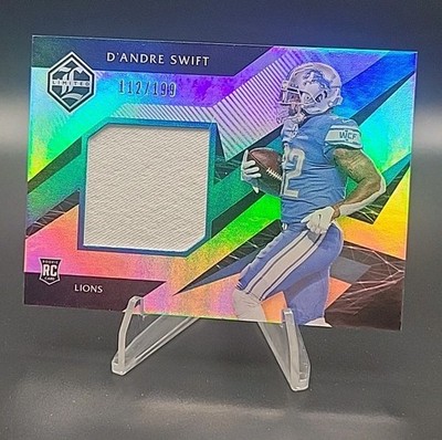 2020 Panini Limited Football D'Andre Swift RJ-DS /199 Lions/Eagles