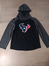 NFL Team Apparel Houston Texans Hoodie Black Gray Small 6/7 Official