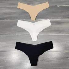 Commando Classic Solid Thong 3-Pack XS/S