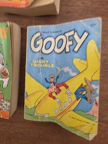 Lot of 3 Whitman Big Little Books: Popeye, Goofy, Tom And Jerry - 1960s NES8 