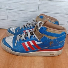 Adidas Redman Forum High Top Shoes Mens Size 12 Blue Red White Def Jam Retro