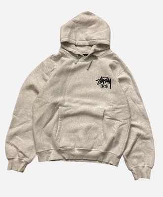 White Large Stussy (PARIS EXCLUSIVE) Hoodie