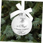 Christmas Memorial Feather Ball Angel Ornament I Have an Angel in Heaven I Dad