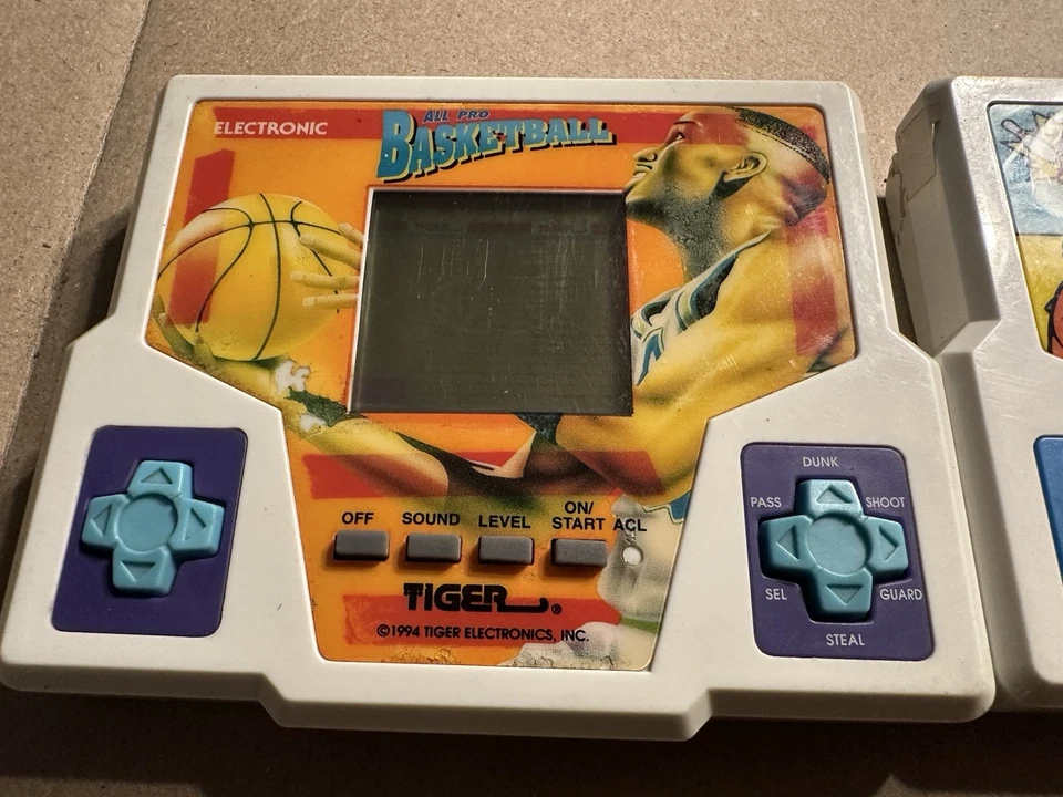 Vintage Tiger Electronics All Pro Basketball Electronic Bowling Handheld Lot - Image 2 of 4