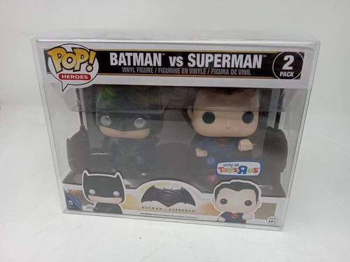 Funko Pop! Vinyl: DC Universe - Batman vs. Superman (Metallic) 2 Pack (TRU) -New
