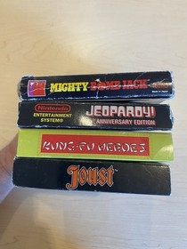 Kung Fu Heroes Joust  Mighty BombJack Jeapordy Nes Nintendo
