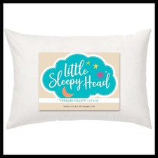 Hypoallergenic Toddler Pillow 13x18 With Cotton Cover - Supportive and Soft