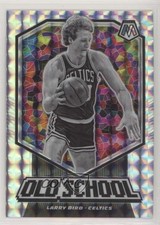 2019-20 Panini Mosaic Old School Silver Mosaic Prizm Larry Bird #8 HOF 01su