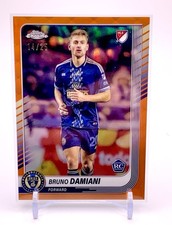 Bruno Damiani 2025 Topps Chrome MLS Orange #/25 Philadelphia Union RC