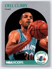1990-91 Hoops #52 Dell Curry - Charlotte Hornets