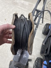 CT100‑equivalent 75Ω coaxial cable — ~50 m, black, FPE dielectric— TV/Sat/CCTV