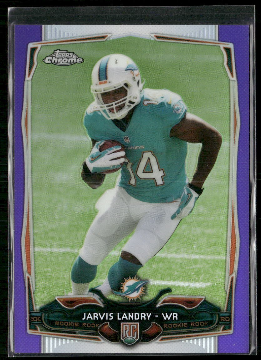 2014 Topps Chrome #177 Jarvis Landry Purple Refractors