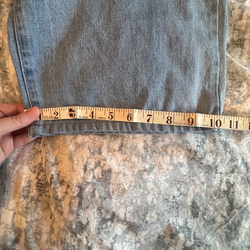 Blank NYC The Franklin Ribcage Wide Leg Jeans Sz 31 Light Wash Whiskering READ - Picture 17 of 17