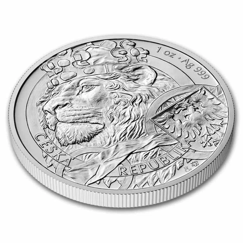 2025 Niue 1 oz Silver Czech Lion BU - Picture 3 of 3