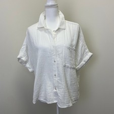 NWT C&C California XL Snow White Double Gauze...