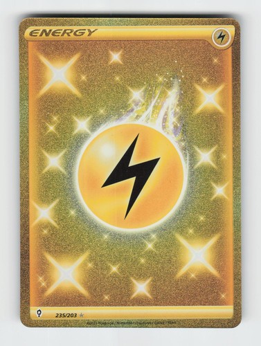 Lightning Energy 235/203 Holo Secret Rare Evolving Skies Pokemon 2021 NM