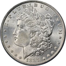 1887-P Morgan Silver Dollar VAM 12 'Alligator Eye' PCGS MS63 Strong Strike