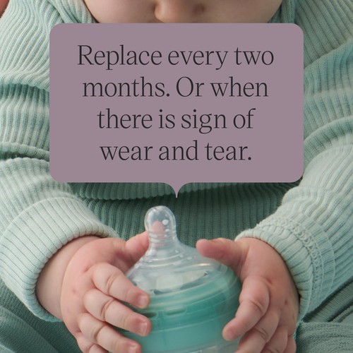 Tommee Tippee Advanced Anti-Colic Babyflasche Brustwarzenersatz, schneller Fluss, 6+ - Bild 6 von 8