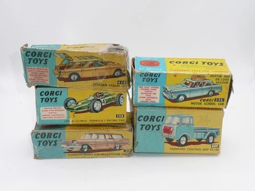 Corgi Job Lot of ORIGINAL empty Boxes 219 155 436 236 409